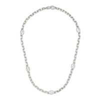 Collier Gucci Femme Interlocking G in Argent YBB75970300100U - YBB75970300100U